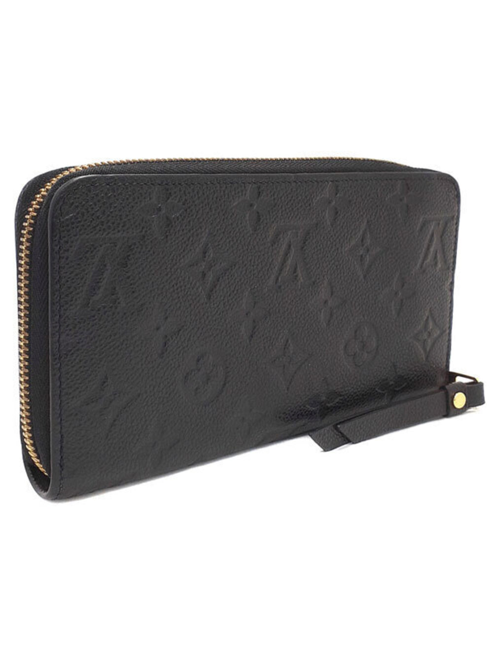 Louis Vuitton Long Wallet Empreinte Zippy Monogram Zipper Round Brown